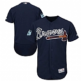 Atlanta Braves Blank Navy 2017 Spring Training Flexbase Collection Stitched Jersey,baseball caps,new era cap wholesale,wholesale hats